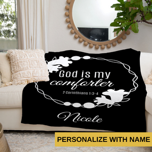  God Is My Comforter Prayer Blanket Personalized Best Seller Christian Gift For Women
