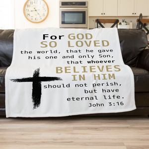 John 3:16 Scripture Blanket