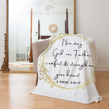God Comfort & Strengthen You Throw Blanket