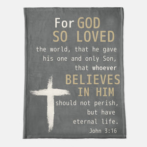 John 3:16 Scripture Blanket