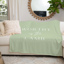 Worthy is the Lamb Throw Blanket
