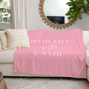 Worthy is the Lamb Throw Blanket